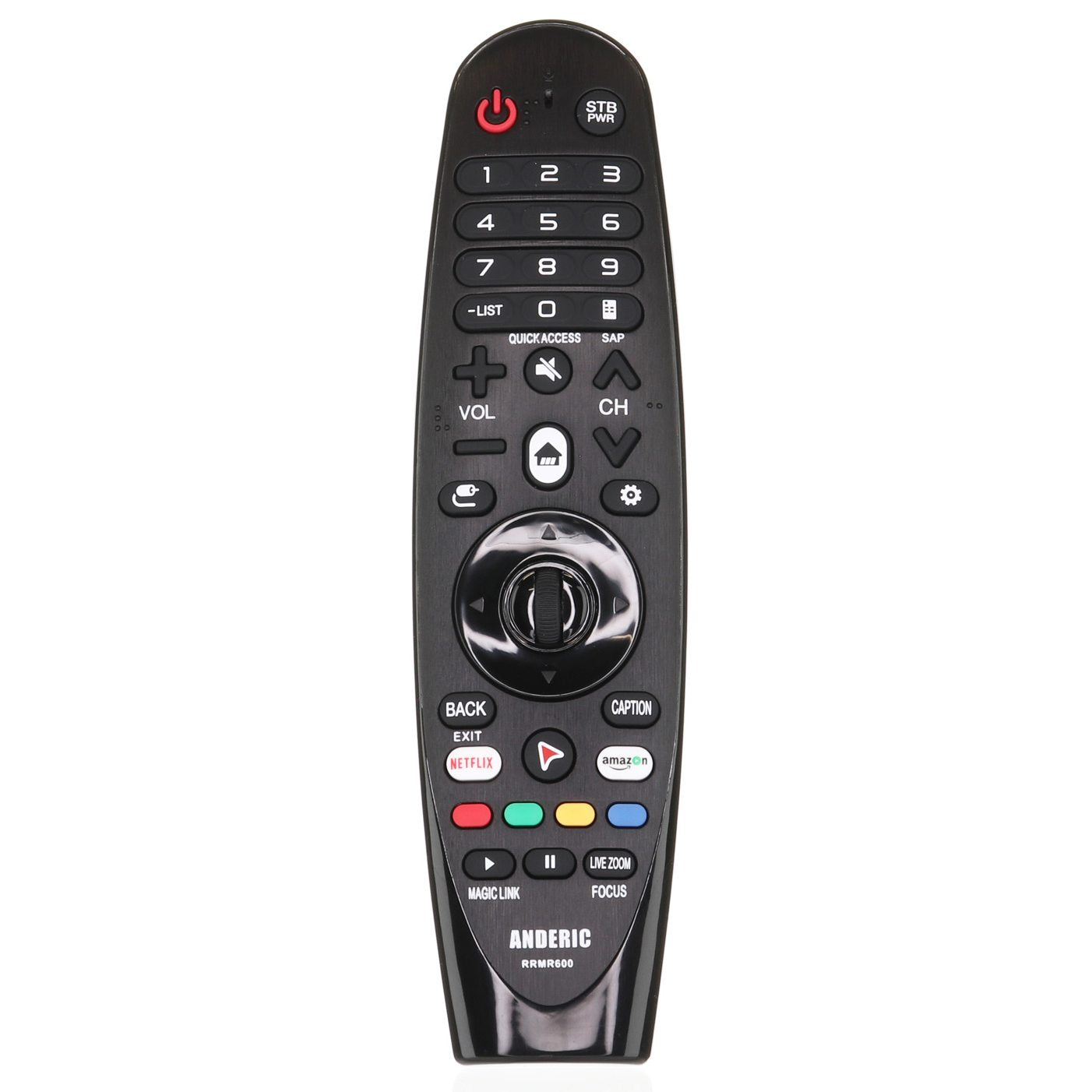 Anderic RRMR600 Universal Magic TV Remote Control for LG with Pointer Function