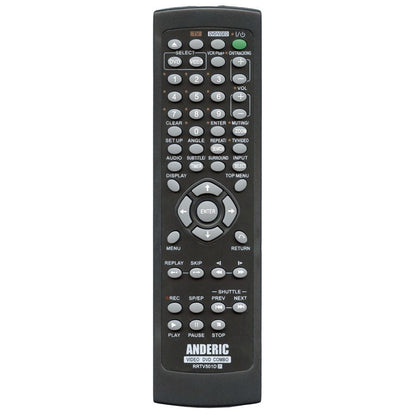 Anderic RRTV501D Replacement DVDR Remote Control for Sony RM-TV501D and Others