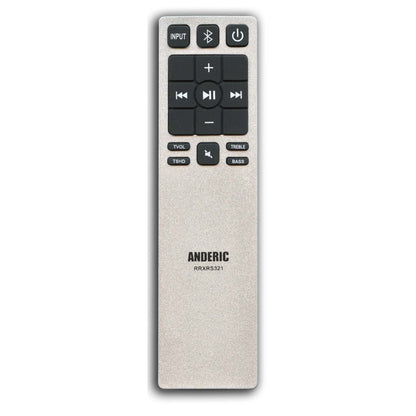 Anderic RRXRS321 Replacement Remote Control for Vizio Sound Bar XRS321-C and Similar Models