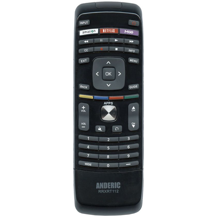 Anderic RRXRT112 Replacement Remote Control for Vizio TV | XRT112