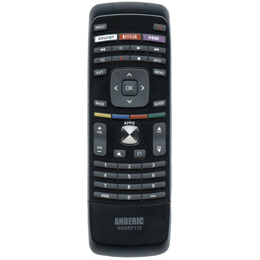 Anderic RRXRT112 Replacement Remote Control for Vizio TV | XRT112