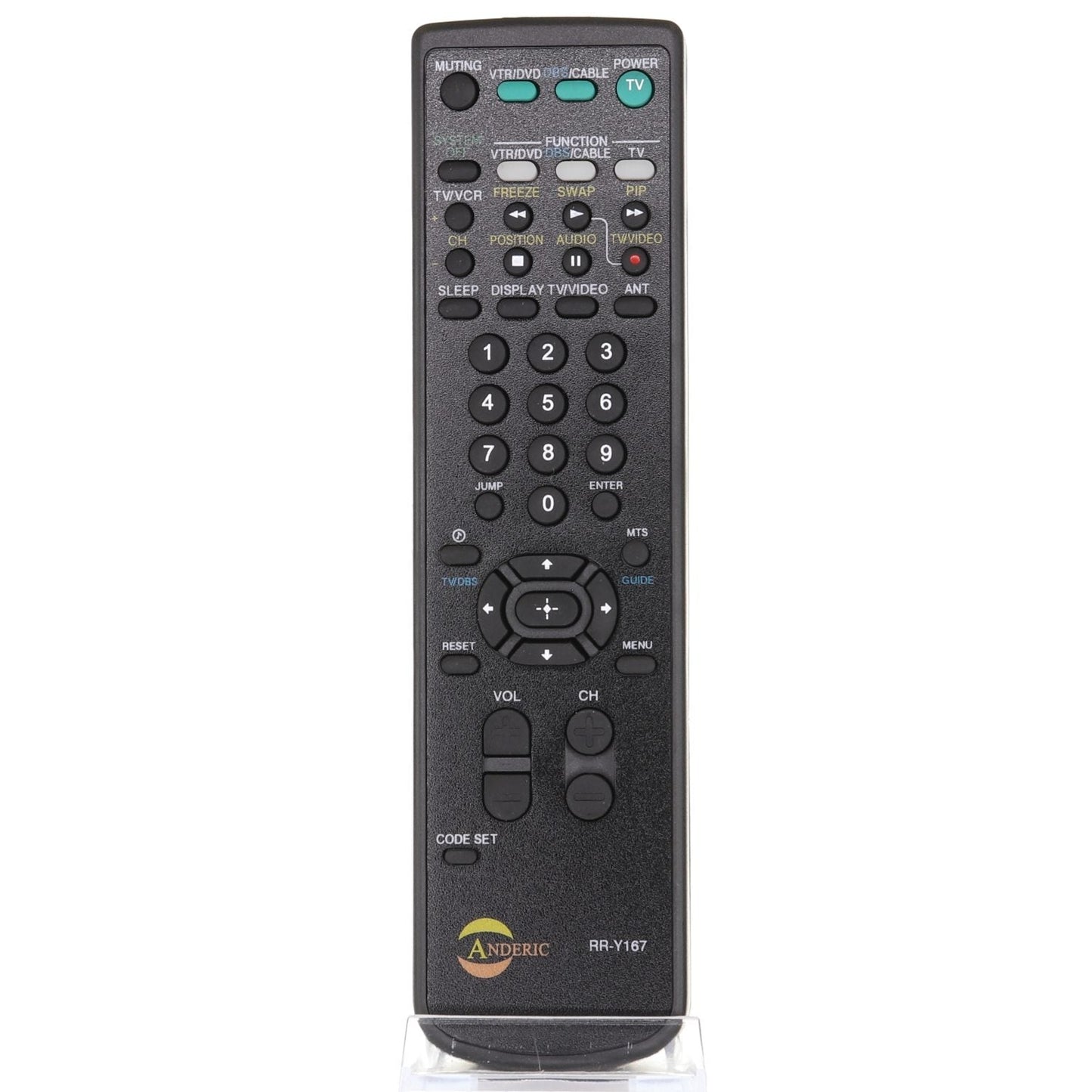 Anderic RRY167 Replacement TV Remote Control for Sony RM-Y167, RM-Y126, RM-Y138, and others