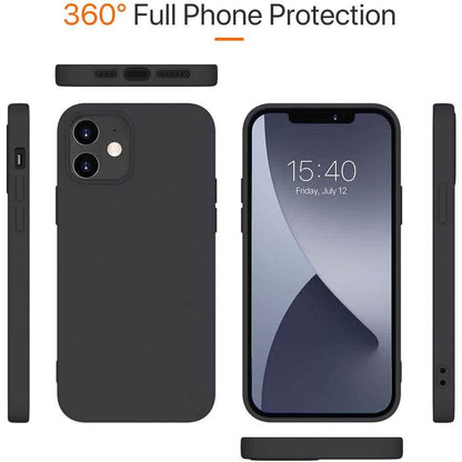 Rubber Case for iPhone 12 and iPhone 12 Pro Case 6.1 inch