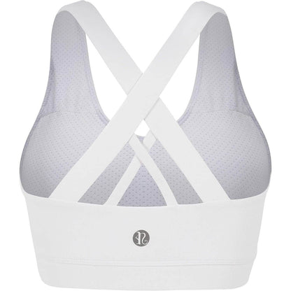 RUNNING GIRL Criss-Cross Back Padded Strappy Sports Bra