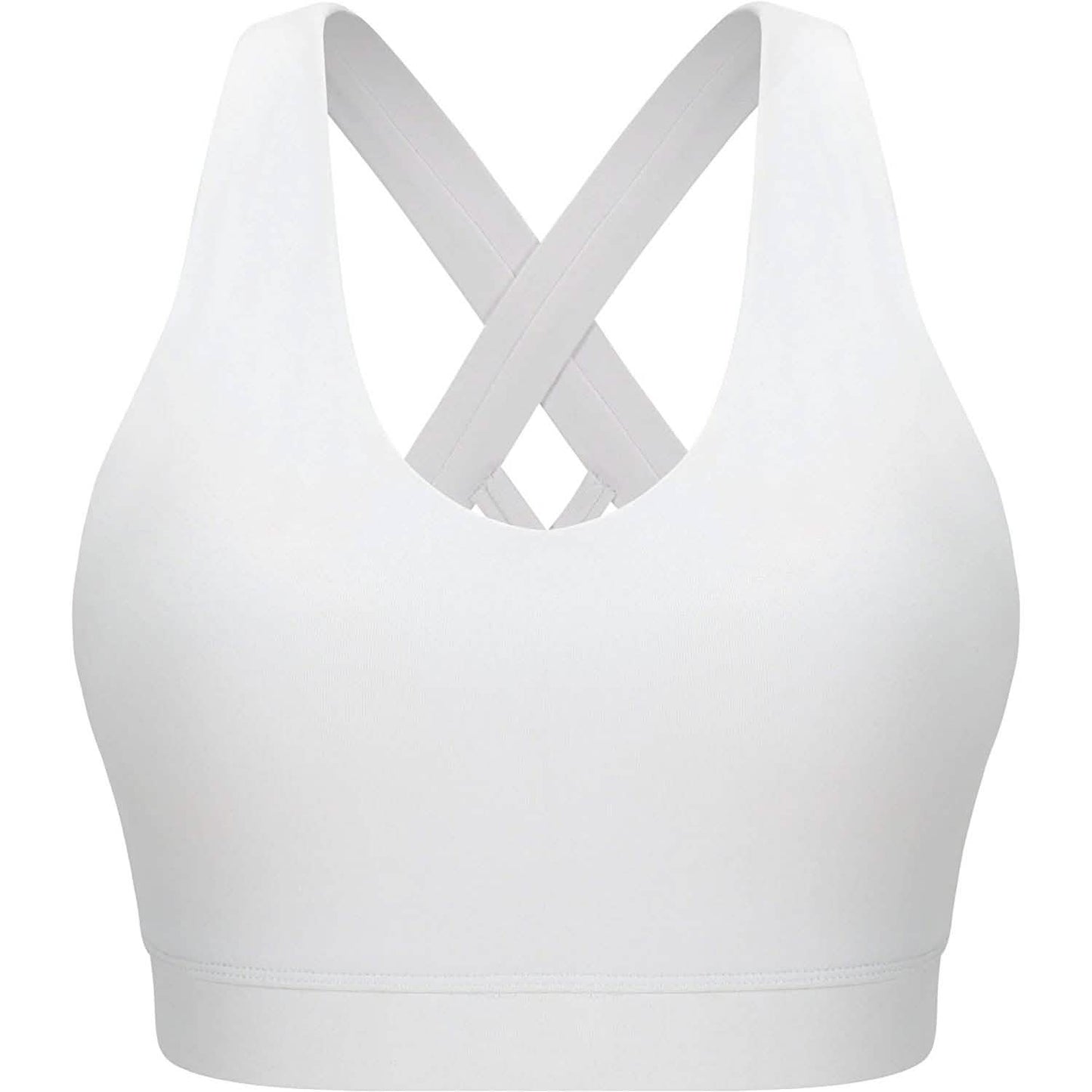 RUNNING GIRL Criss-Cross Back Padded Strappy Sports Bra