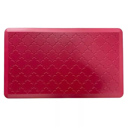 Bibb Home Trellis Embossed Anti Fatigue Foam Kitchen Mat