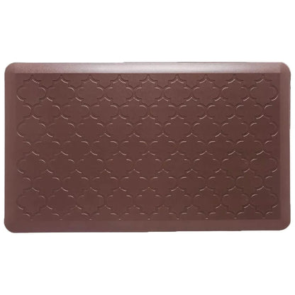 Bibb Home Trellis Embossed Anti Fatigue Foam Kitchen Mat