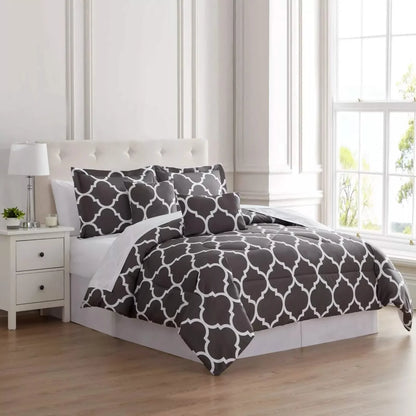6-Piece Set: Kathy Ireland Trellis Oversized Comforter Set