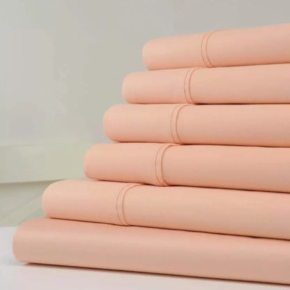6-Piece Set: Kathy Ireland 1200 Thread Count Cotton Rich Sheet Set