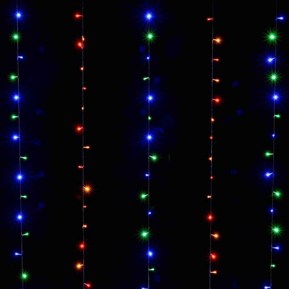 Safety Voltage Operated 300 LED Curtains Light
