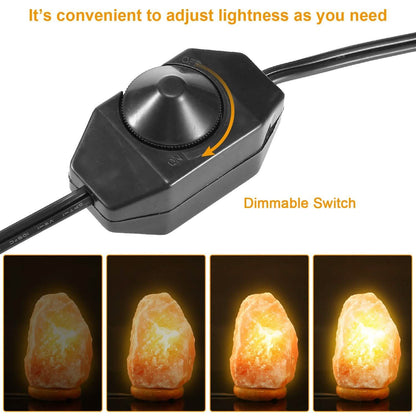 Salt Crystal Rock Lamp