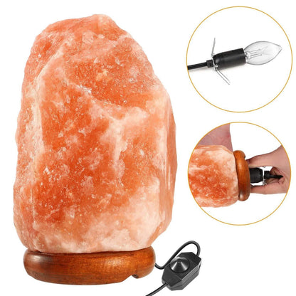 Salt Crystal Rock Lamp