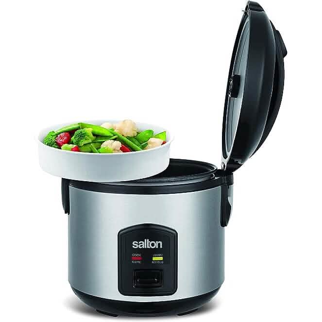 Salton Automatic Rice Cooker & Steamer - 8 Cup
