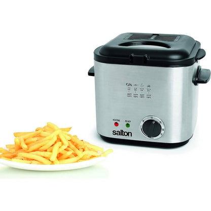 Salton Compact Deep Fryer 1.0 Liter/Quart