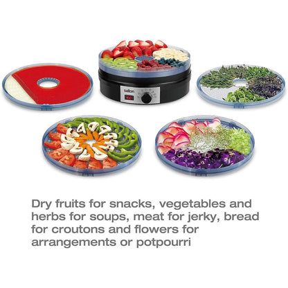 Salton Electric Food Dehydrator with Adjustable Temperature Control