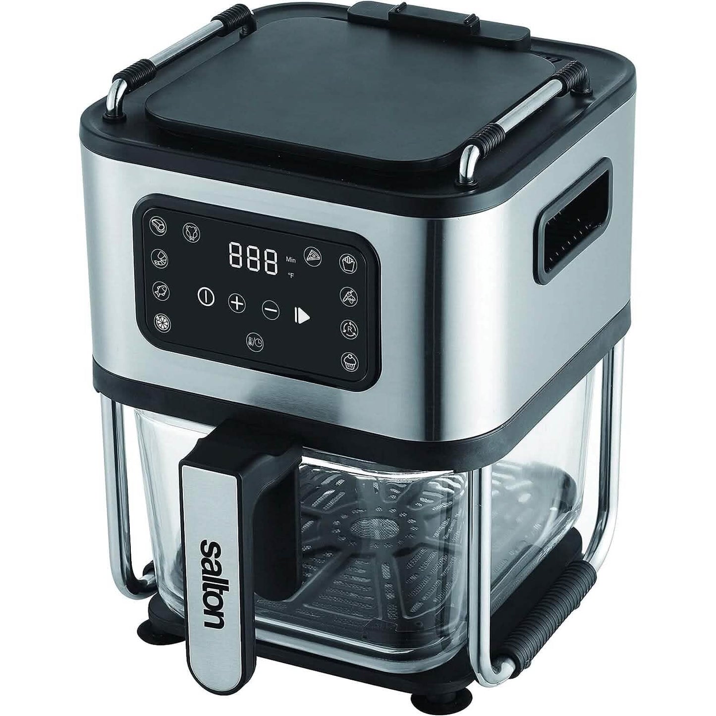 Salton Flip and Cook 3-in-1 Air Fryer, Grill & Dehydrator