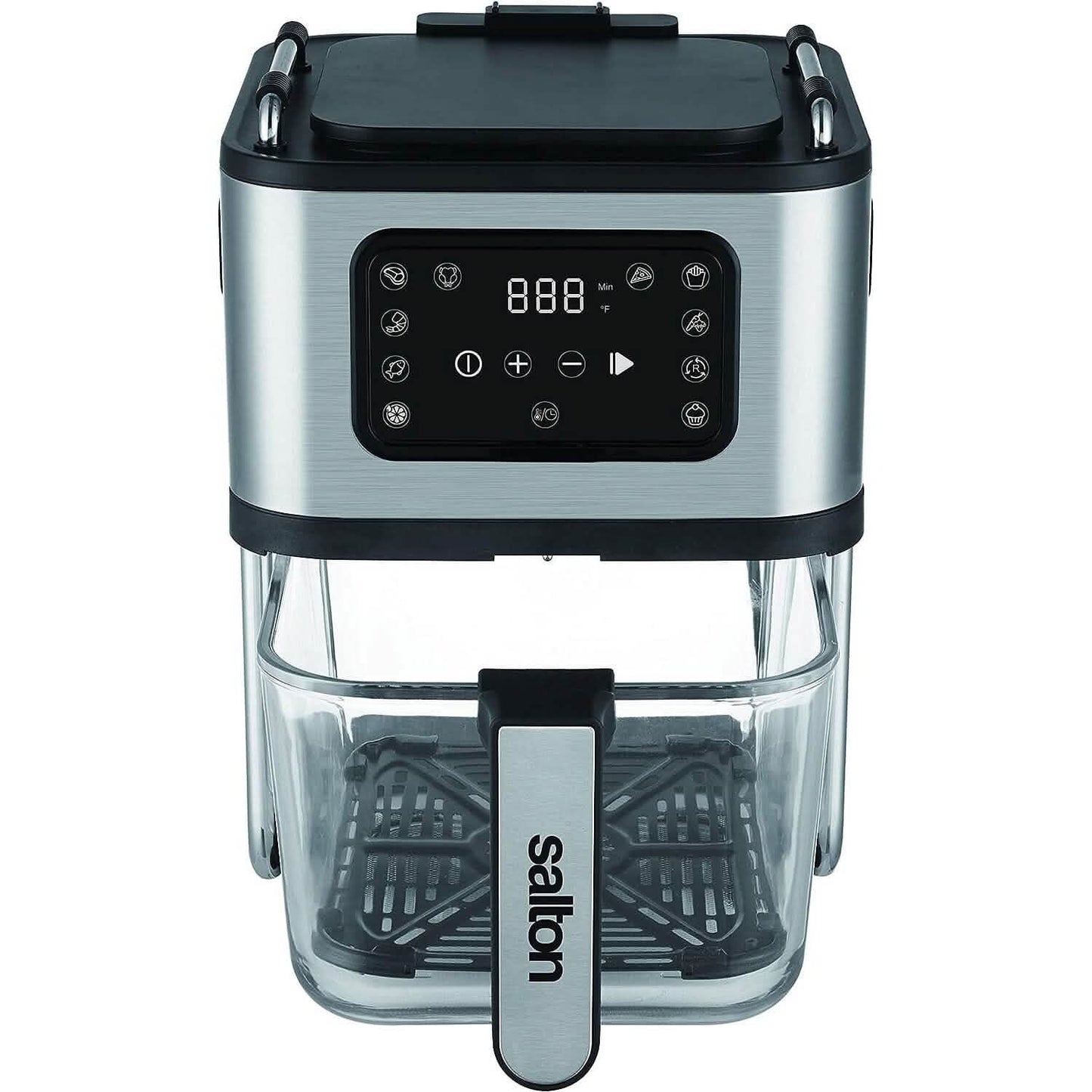 Salton Flip and Cook 3-in-1 Air Fryer, Grill & Dehydrator