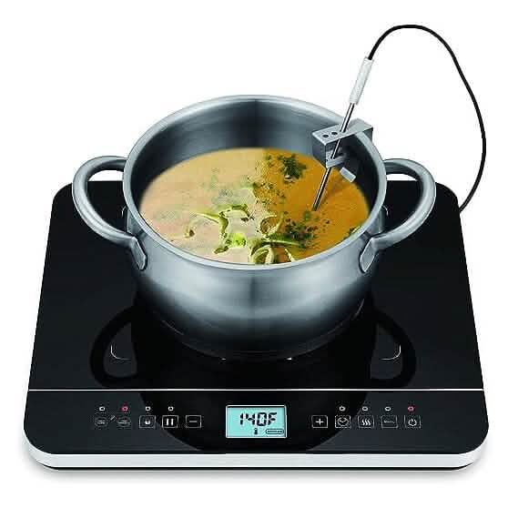 Salton Induction Cooktop with Temperature Probe