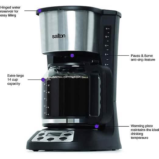 Salton Jumbo Java Coffee Maker 14 Cup