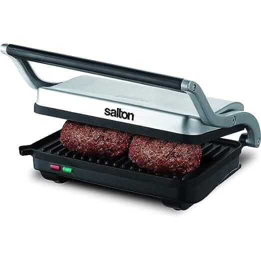 Salton Stainless Steel Panini Grill