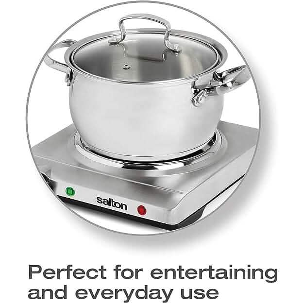 Salton Stainless Steel Portable Cooktop
