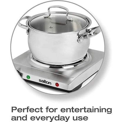 Salton Stainless Steel Portable Cooktop
