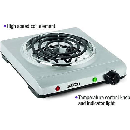 Salton Stainless Steel Portable Cooktop