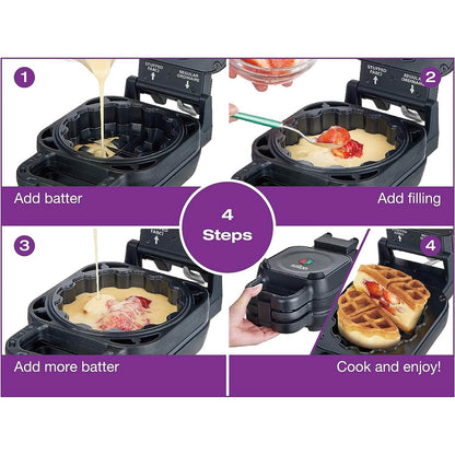 Salton Stuffed Belgian Waffle Maker