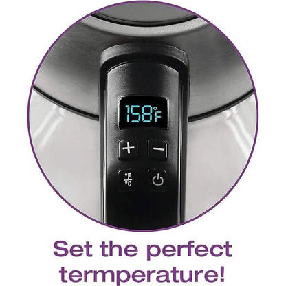 Salton Temperature Control Kettle & Tea Steeper 1.7 L/Qt