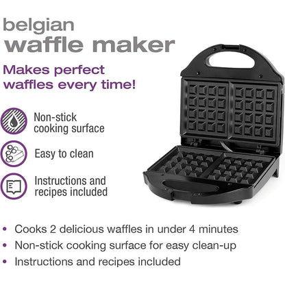 Salton Waffle Maker - Black
