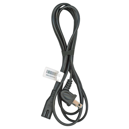 Samsung 3903000598 5-Foot TV Power Cable | Right-Angle 2-Prong to C7 Figure-8 Non-Polarized Cord - 3903000598