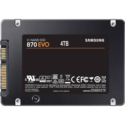 Samsung 870 EVO 4TB 2.5 Inch SATA III Internal SSD (MZ-77E4T0B/AM)  (Refurbished)