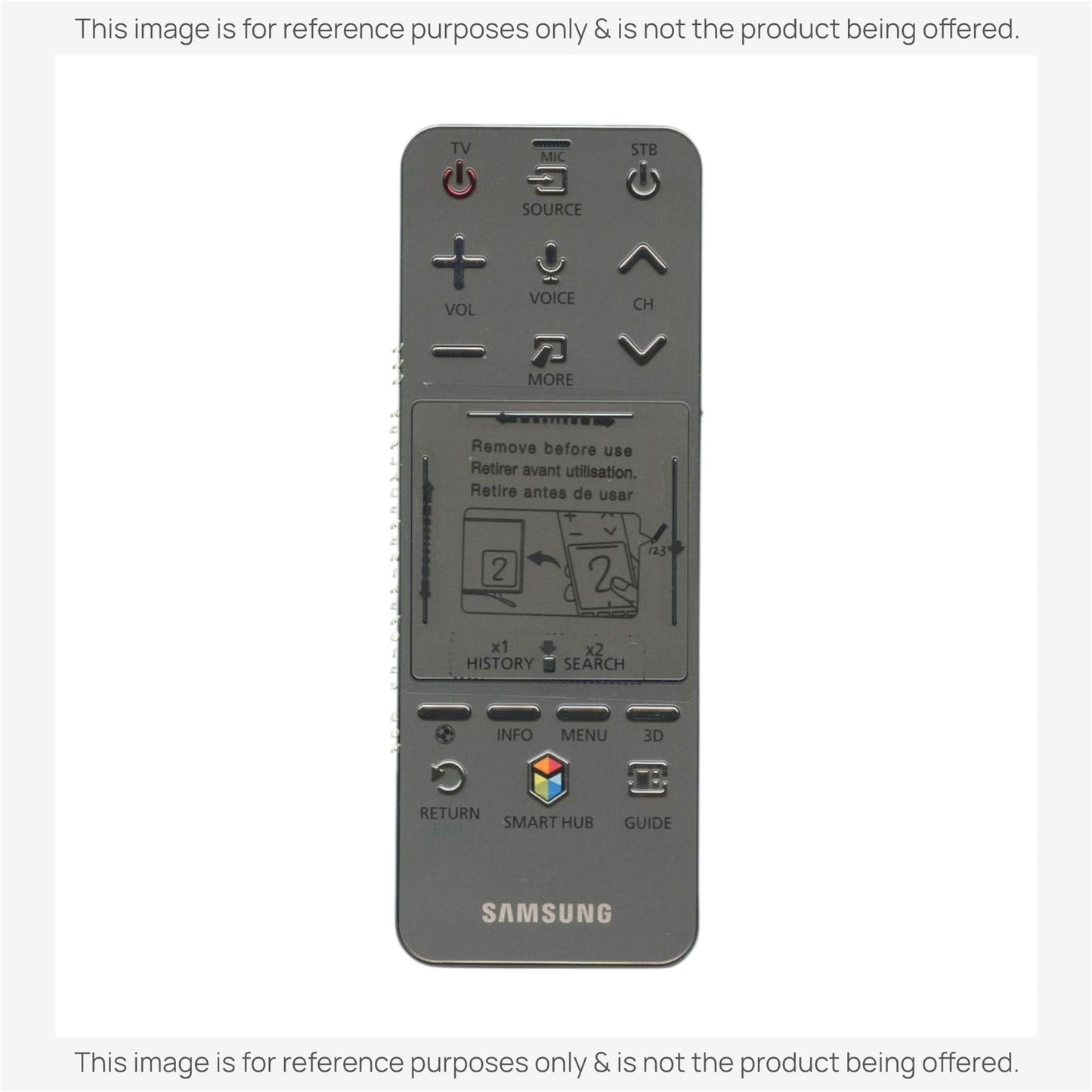 Substitute for Samsung AA59-00764A SMART TOUCH TV Remote Control - AA5900764A [SR7557, No Voice / Touch Pad]