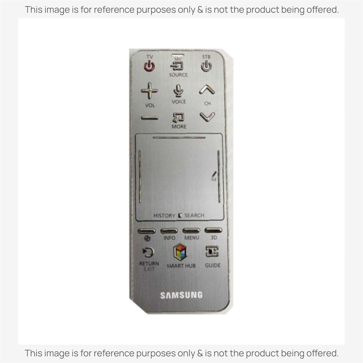 Substitute for Samsung AA59-00766A TV Remote Control - AA5900766A [SR7557, No Voice / Touch Pad]