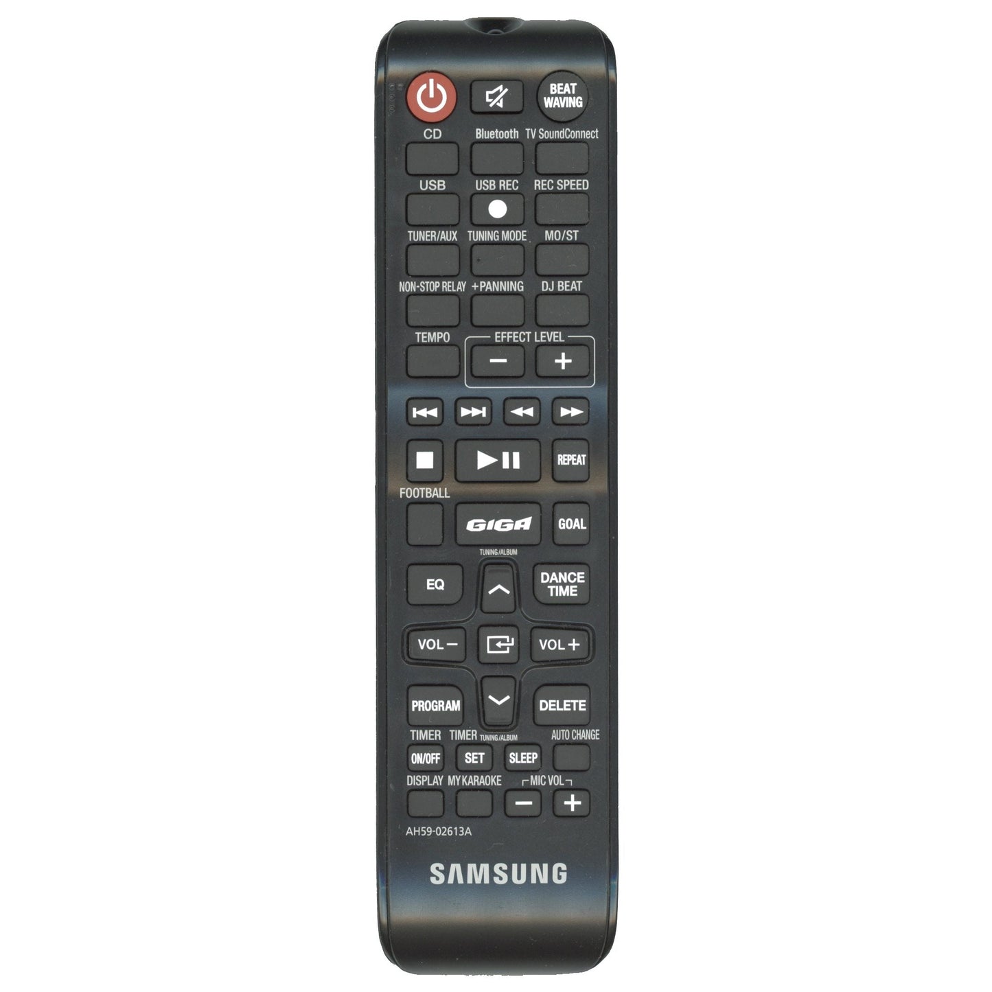 Samsung AH59-02613A Compact Component System Audio Remote Control - - AH5902613A