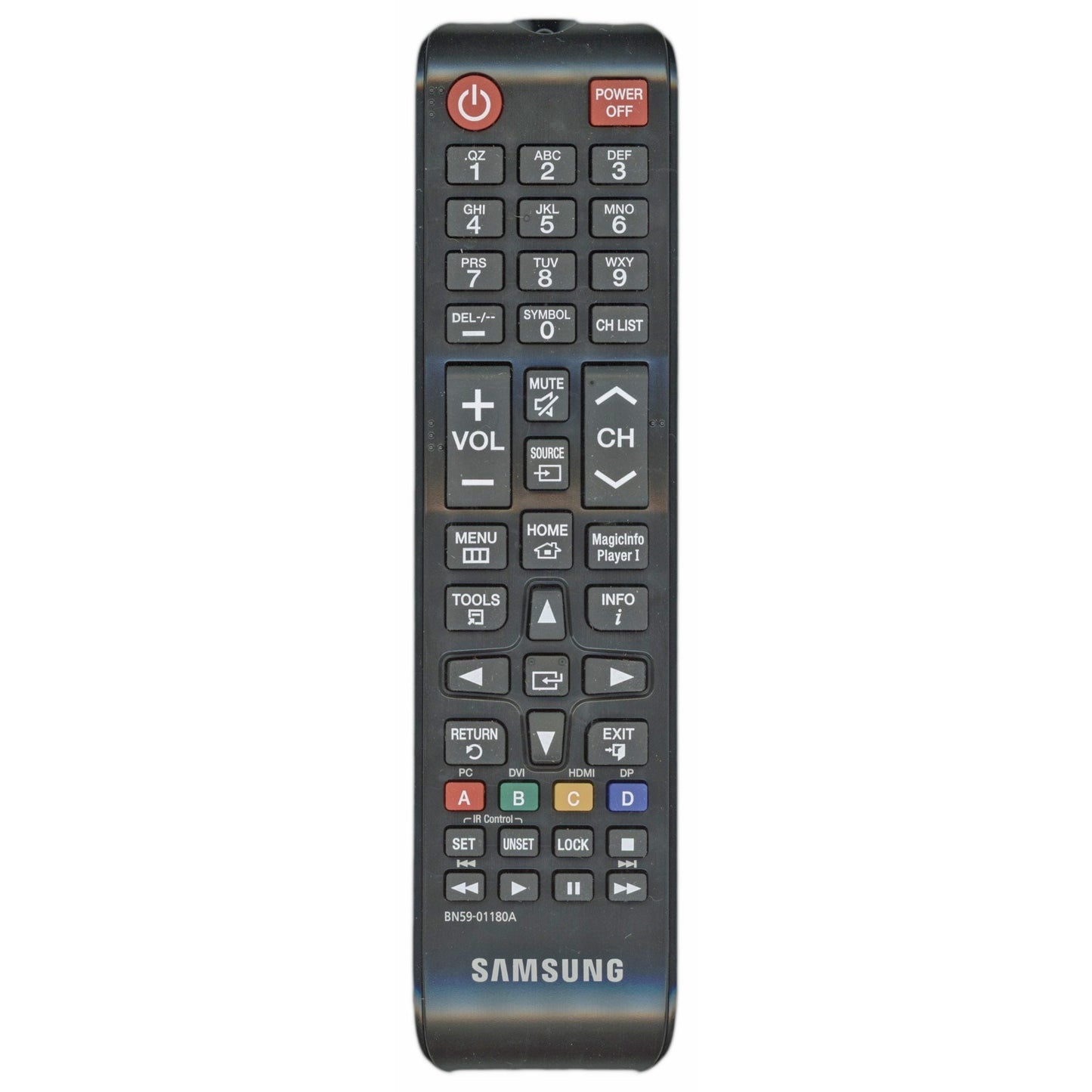 Samsung BN59-01180A Digital Signage & Monitor Display Remote Control | TM1240A - BN5901180A