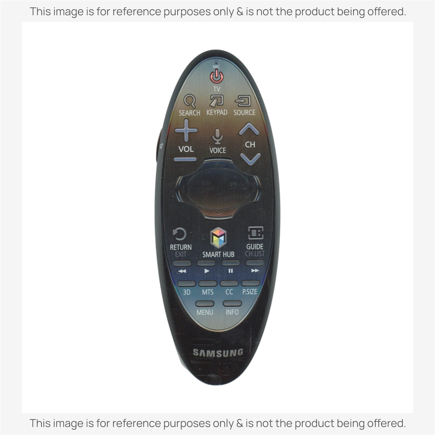 Substitute for Samsung BN59-01182M Smart TV Remote Control with Cursor - BN5901182M [SR7557, No Voice]