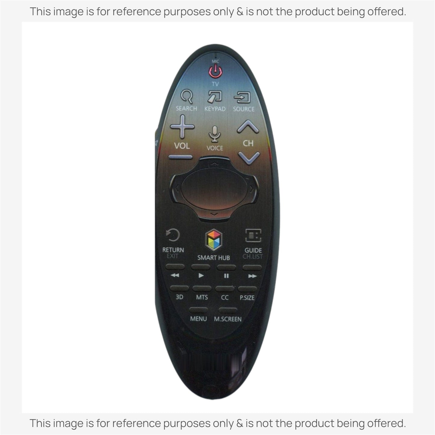 Substitute for Samsung BN59-01182B Smart TV Remote Control with Cursor - BN5901182B [SR7557, No Voice]