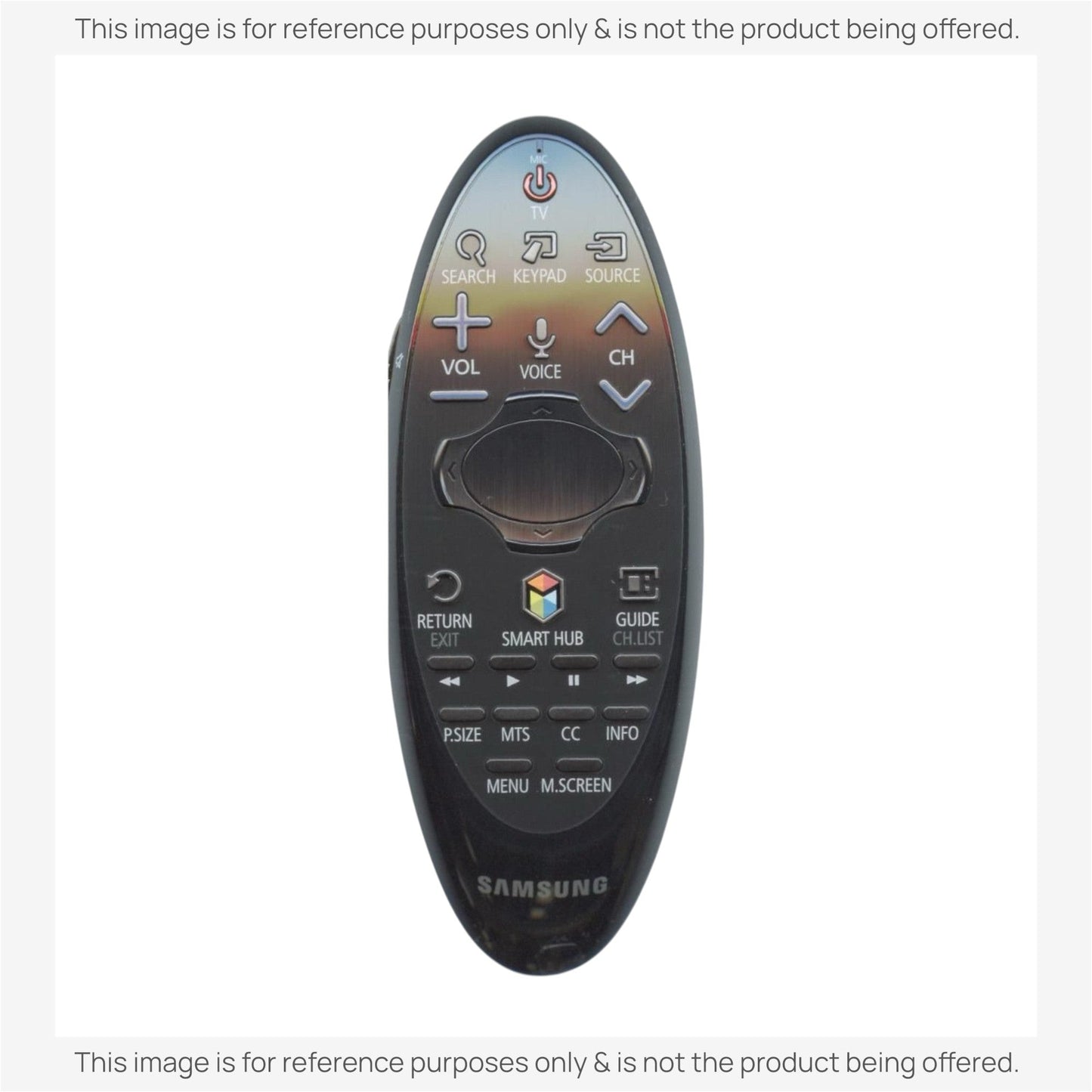 Substitute for Samsung BN59-01185F Smart TV Remote Control with Cursor - BN5901185F [SR7557, No Voice]