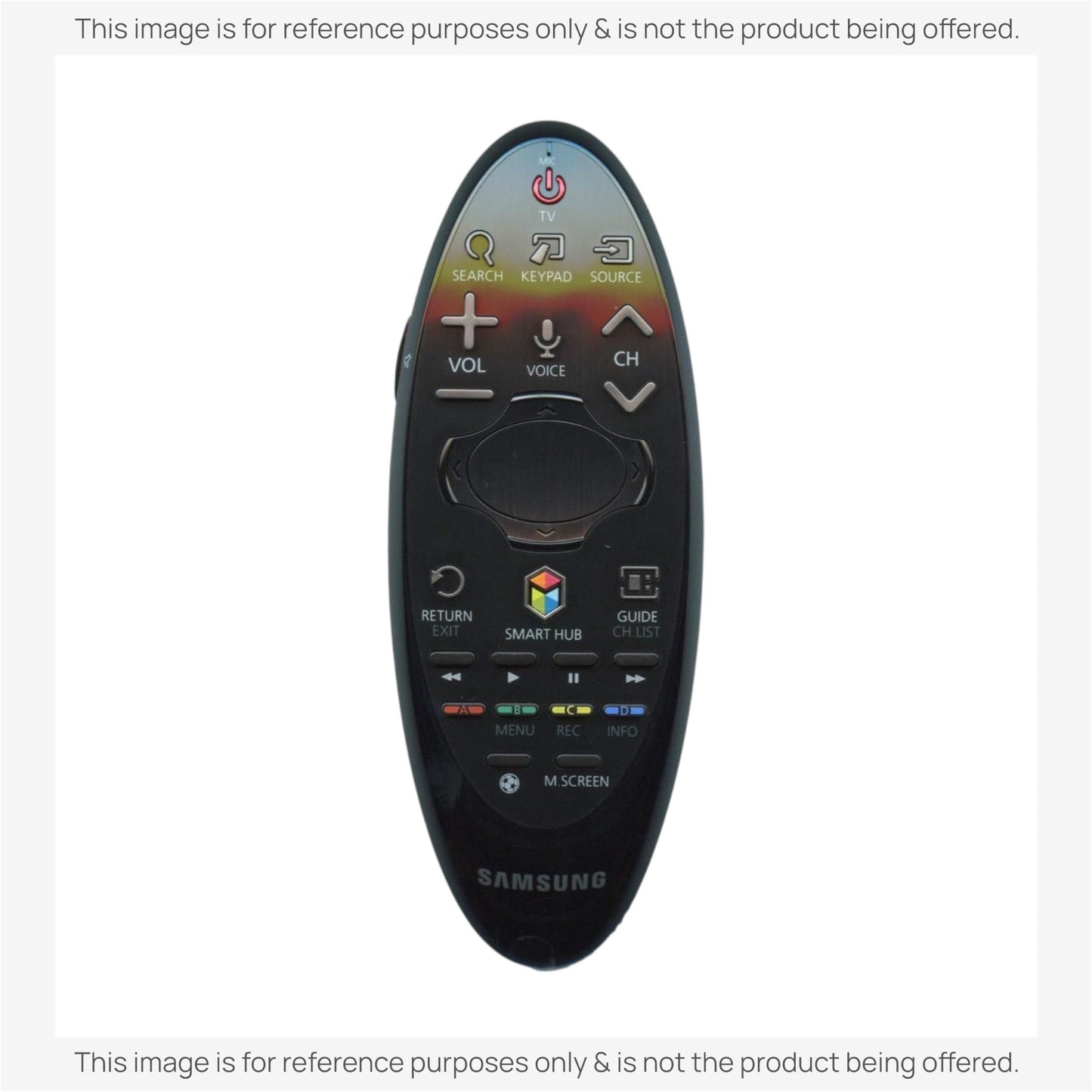 Substitute for Samsung BN59-01185H Smart TV Remote Control with Cursor - BN5901185H [SR7557, No Voice]