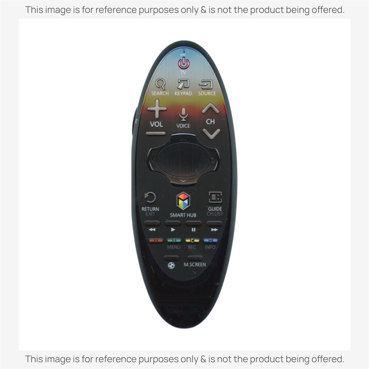 Substitute for Samsung BN59-01185S Smart TV Remote Control with Cursor - BN5901185S [SR7557, No Voice]