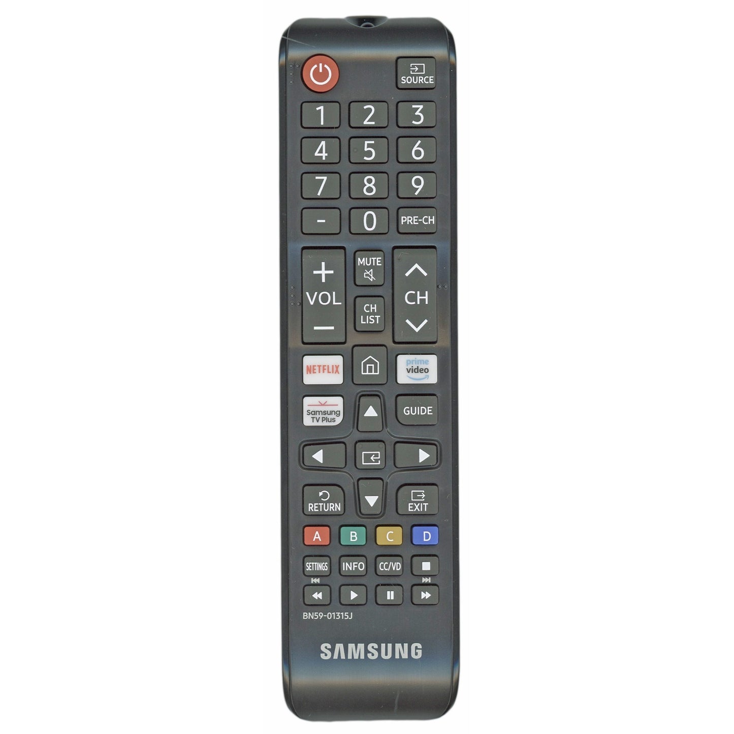 Samsung BN59-01315J for 2018 TV Remote Control | 4K Crystal UHD HDR | Netflix | Prime Video | Samsung TV Plus - BN5901315J