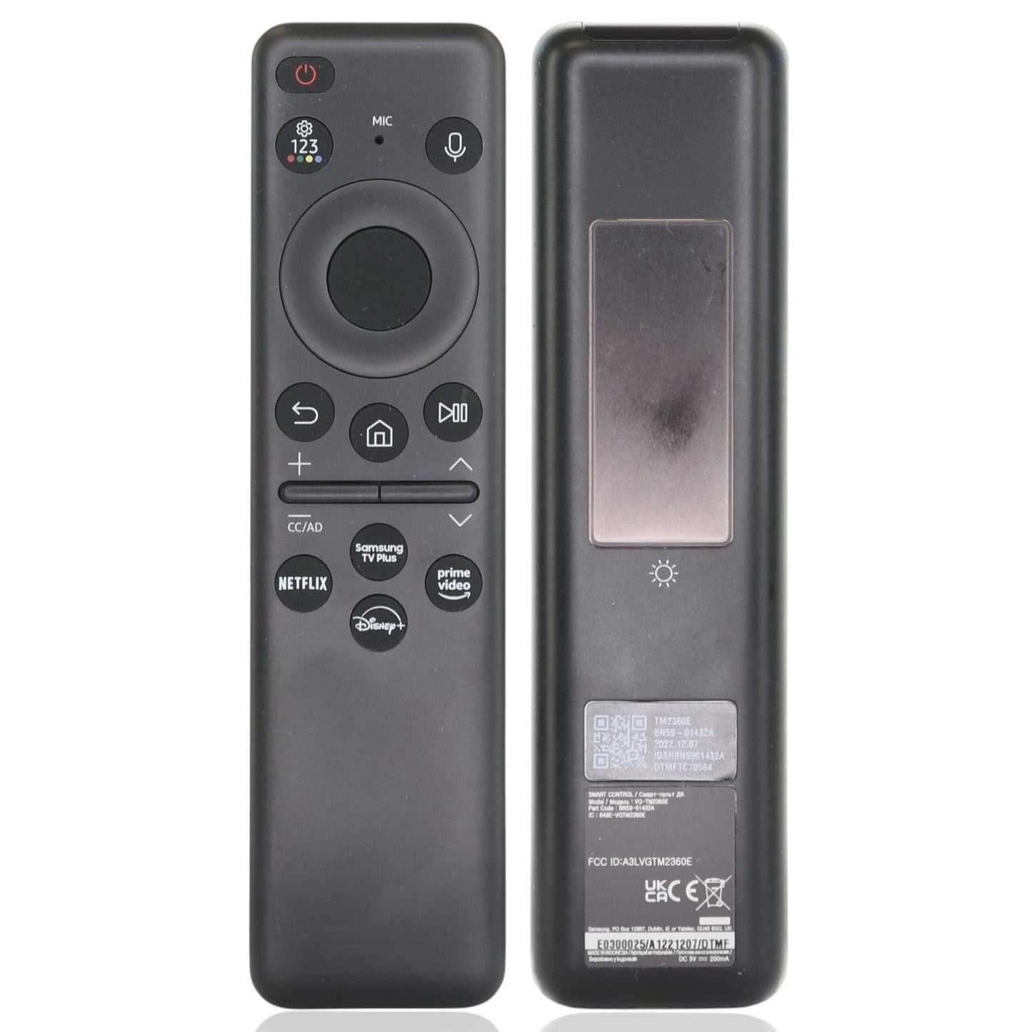 Samsung BN59-01432A / TM2360E 2023 SOLAR SMART TV Remote Control | Samsung TV Plus | Netflix | Prime | Disney + - BN5901432A