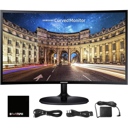 Samsung CF390 27" 16:9 Curved LCD FHD 1920x1080 Curved Desktop Black Monitor  (Refurbished)