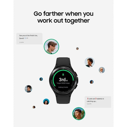 Samsung Electronics Galaxy Watch 4 Classic 46mm Smartwatch with ECG Monitor Tracker (Refurbished)