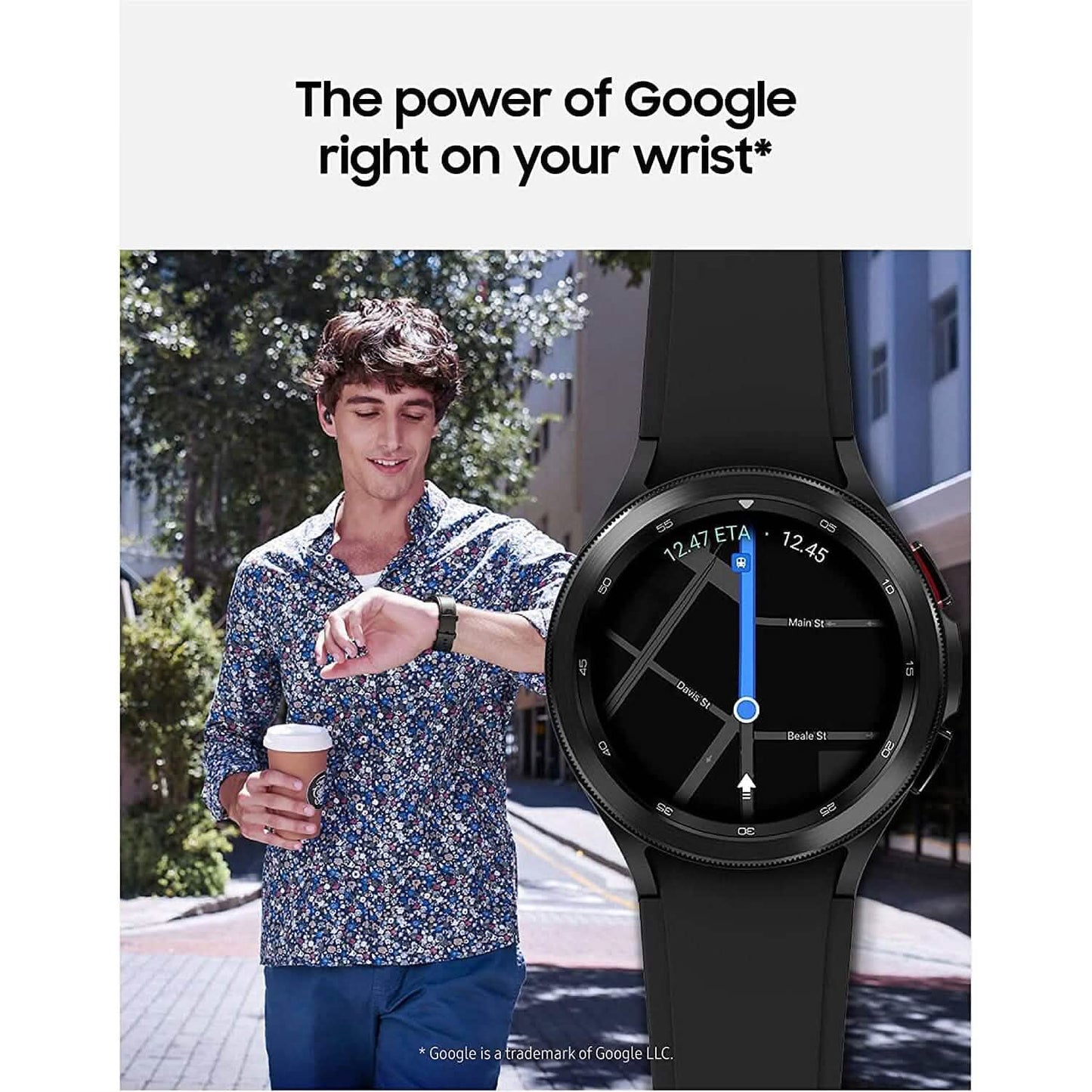 Samsung Electronics Galaxy Watch 4 Classic 46mm Smartwatch with ECG Monitor Tracker (Refurbished)