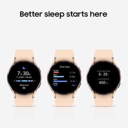 Samsung Galaxy Watch 4 40mm Smartwatch LTE US Version Pink Gold (Refurbished)