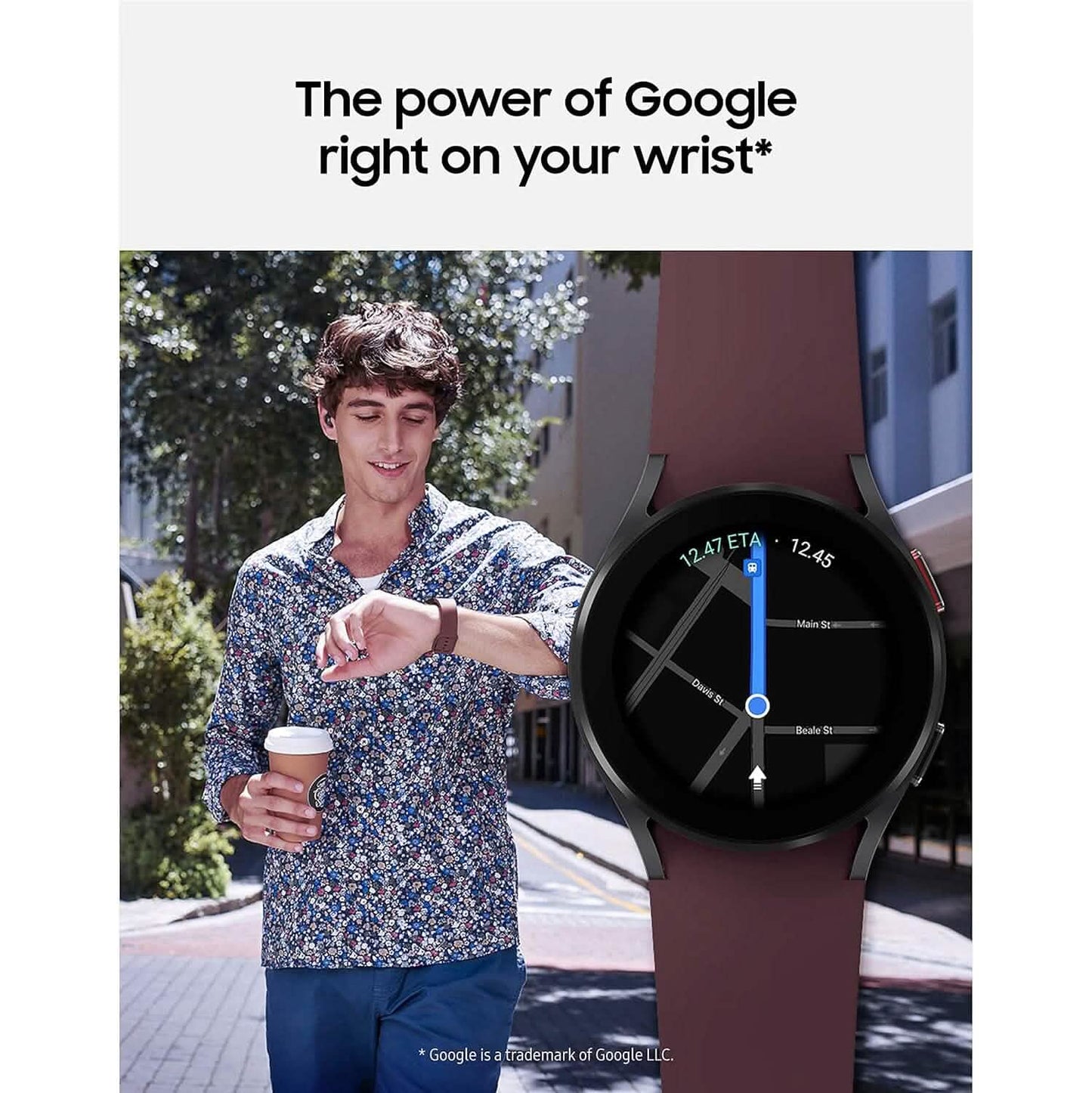 Samsung Galaxy Watch 4 40mm Smartwatch LTE US Version Pink Gold (Refurbished)
