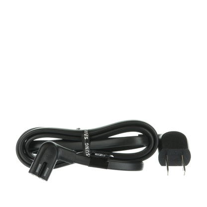 Substitute for Samsung 3903-001188 Gray AC Power Cable | 5 ft - C7 Elbow Figure 8 to Elbow 2-Prong | Non-Polarized – 3903-001188