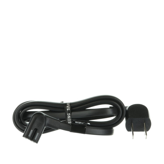 Substitute for Samsung 3903-001188 Gray AC Power Cable | 5 ft - C7 Elbow Figure 8 to Elbow 2-Prong | Non-Polarized – 3903-001188